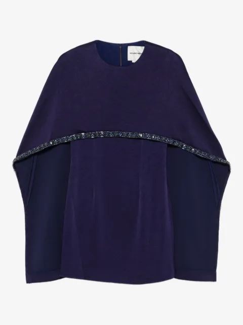 Roland Mouret embellished cape dress