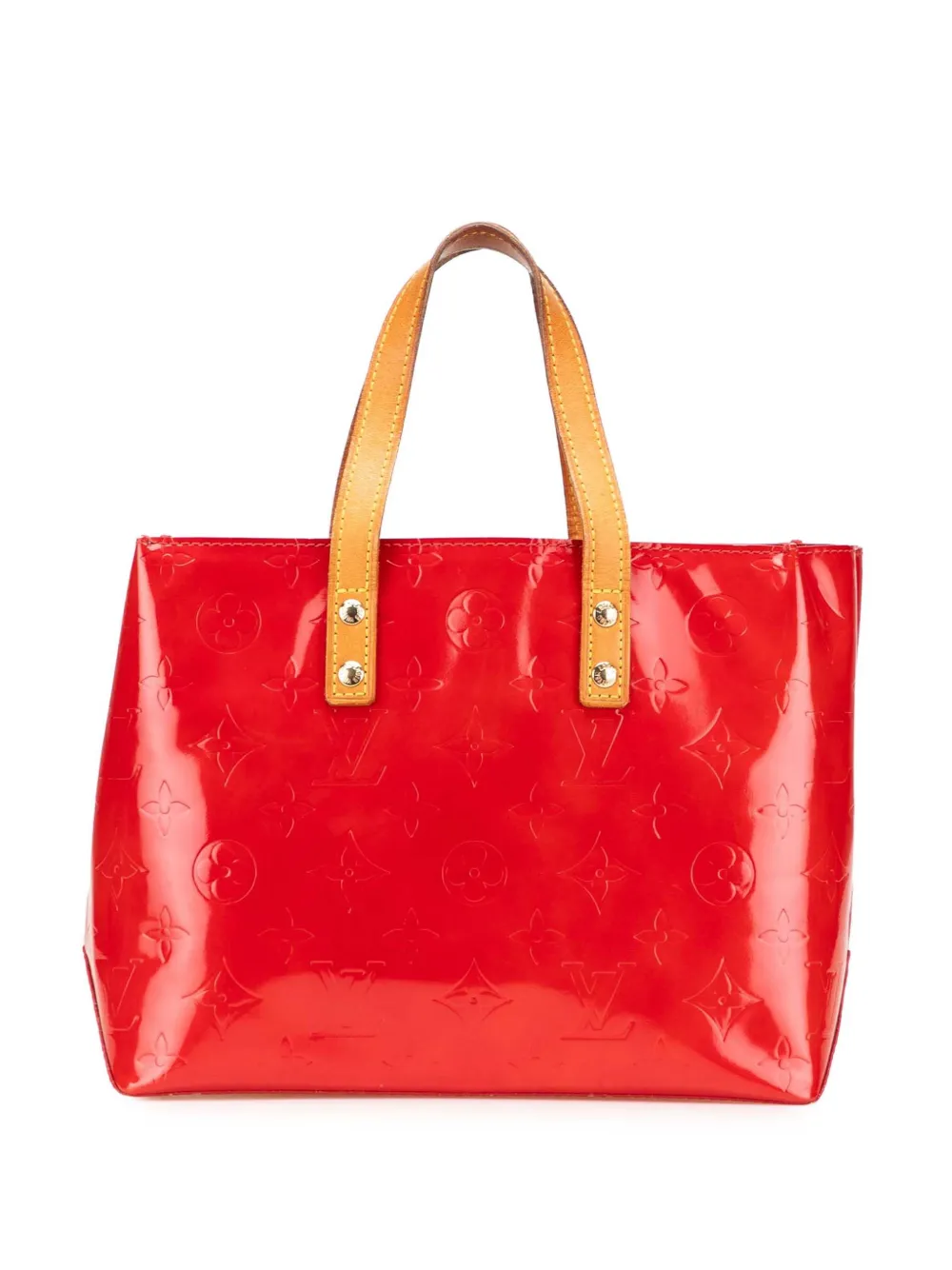 Louis Vuitton Pre-Owned 2000 モノグラム ヴェルニ リード PM ハンドバッグ - レッド Louis Vuitton Pre-Owned 2000 モノグラム ヴェルニ リード PM ハンドバッグ - レッド