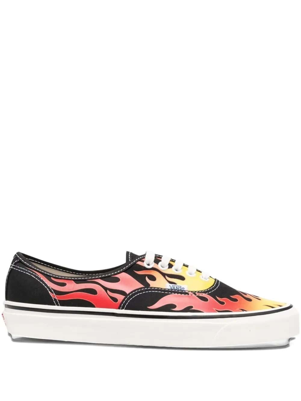 Vans Authentic 44 DX flame-print sneakers Zwart