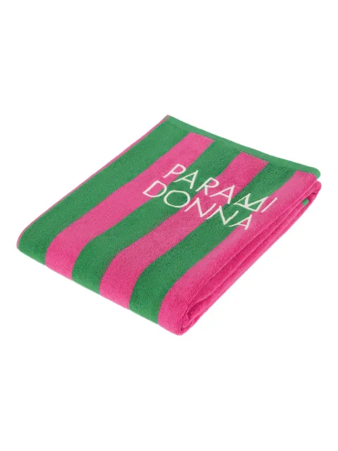 PARAMIDONNA Toalha de praia listrada 100cm x 170cm
