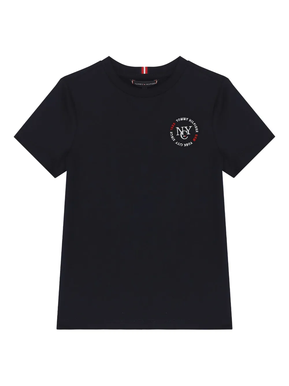 Tommy Hilfiger Junior T-shirt met ronde hals Blauw