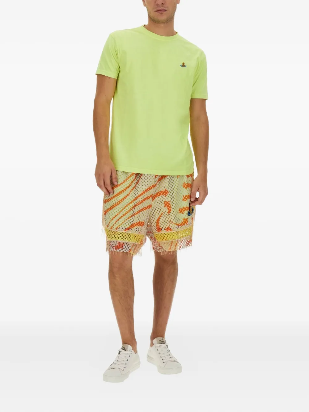 Vivienne Westwood fringed mesh shorts | Track & Running Shorts | Image 2