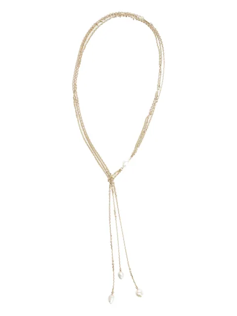 Golden Goose pearl-embellished chain necklace