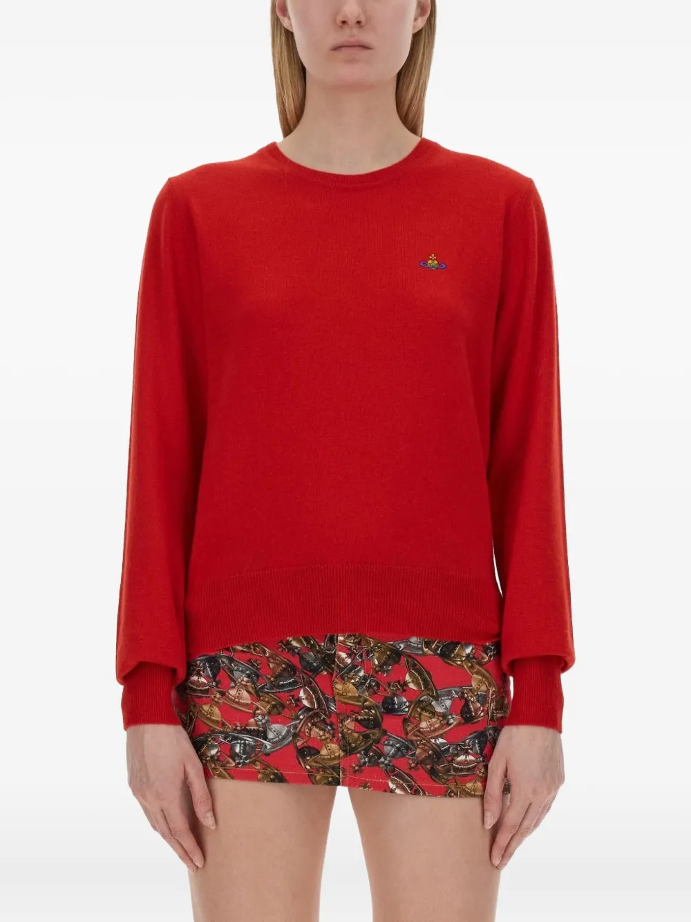 Vivienne Westwood orb-logo sweater - Rosso