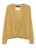 Frenckenberger mini open-front cardigan - Yellow