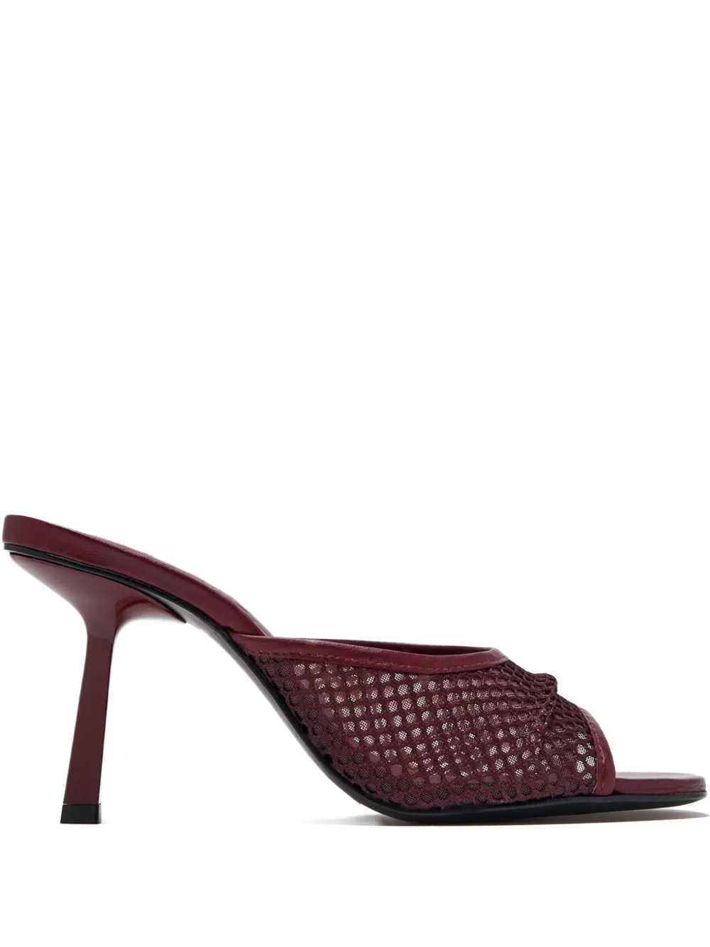 Schutz mesh-panel mule sandals Red