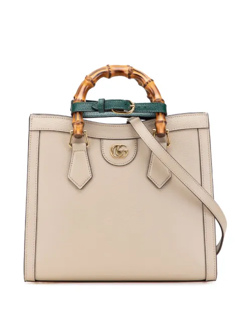 Gucci Pre-Owned Borsa a tracolla Diana piccola con dettagli in bambù 2016-2025