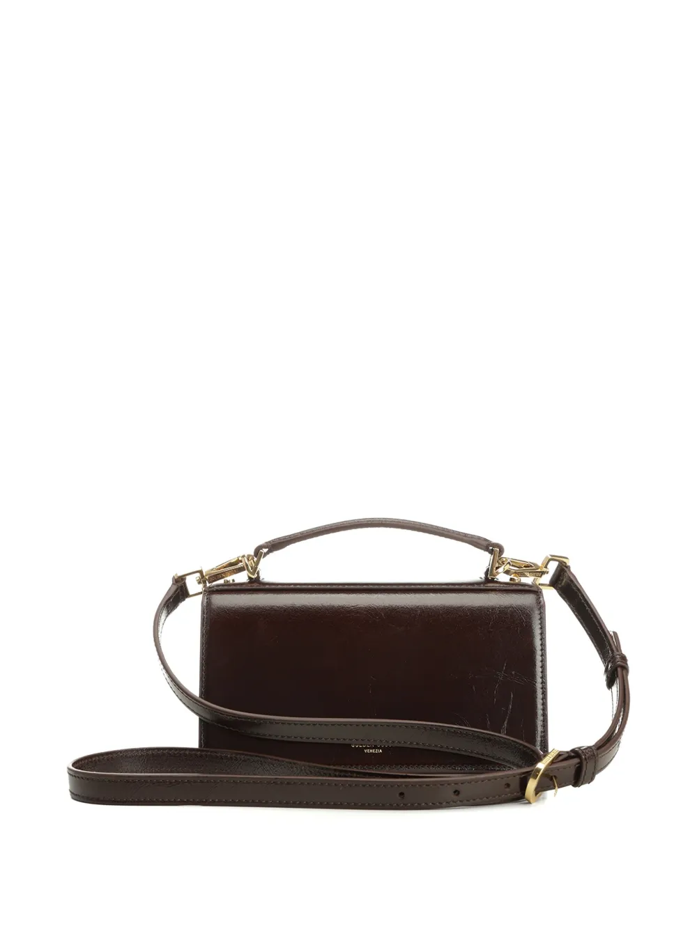Golden Goose Leren schoudertas Bruin