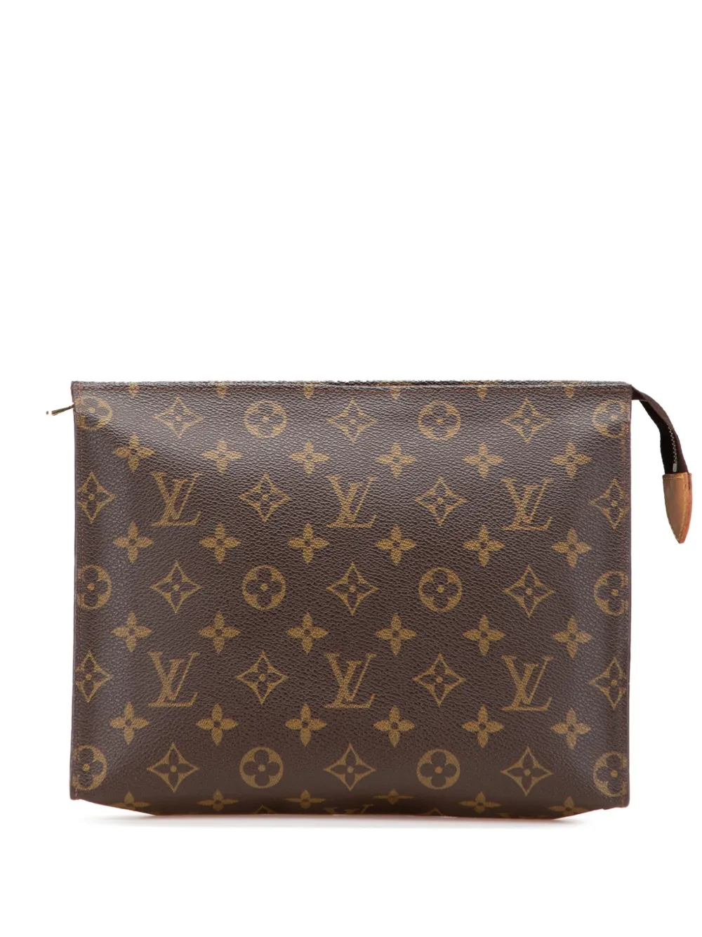 Louis Vuitton Pre-Owned 1991 モノグラム トイレタリー ポーチ 26 クラッチバッグ - ブラウン Louis Vuitton Pre-Owned 1991 モノグラム トイレタリー ポーチ 26 クラッチバッグ - ブラウン