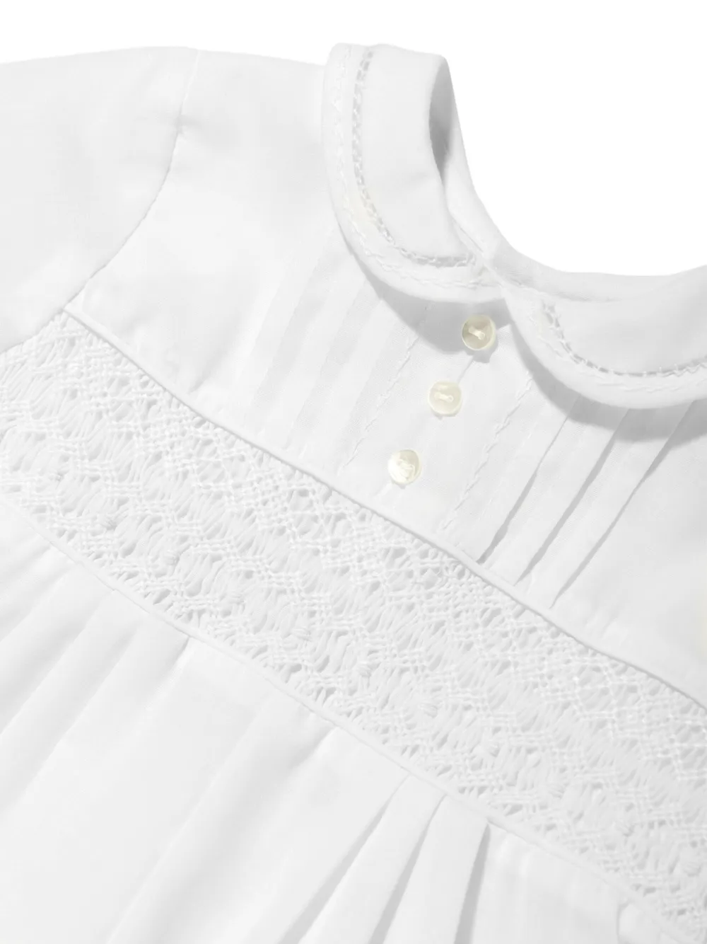 Sarah Louise Romper met Peter Pan kraag Wit