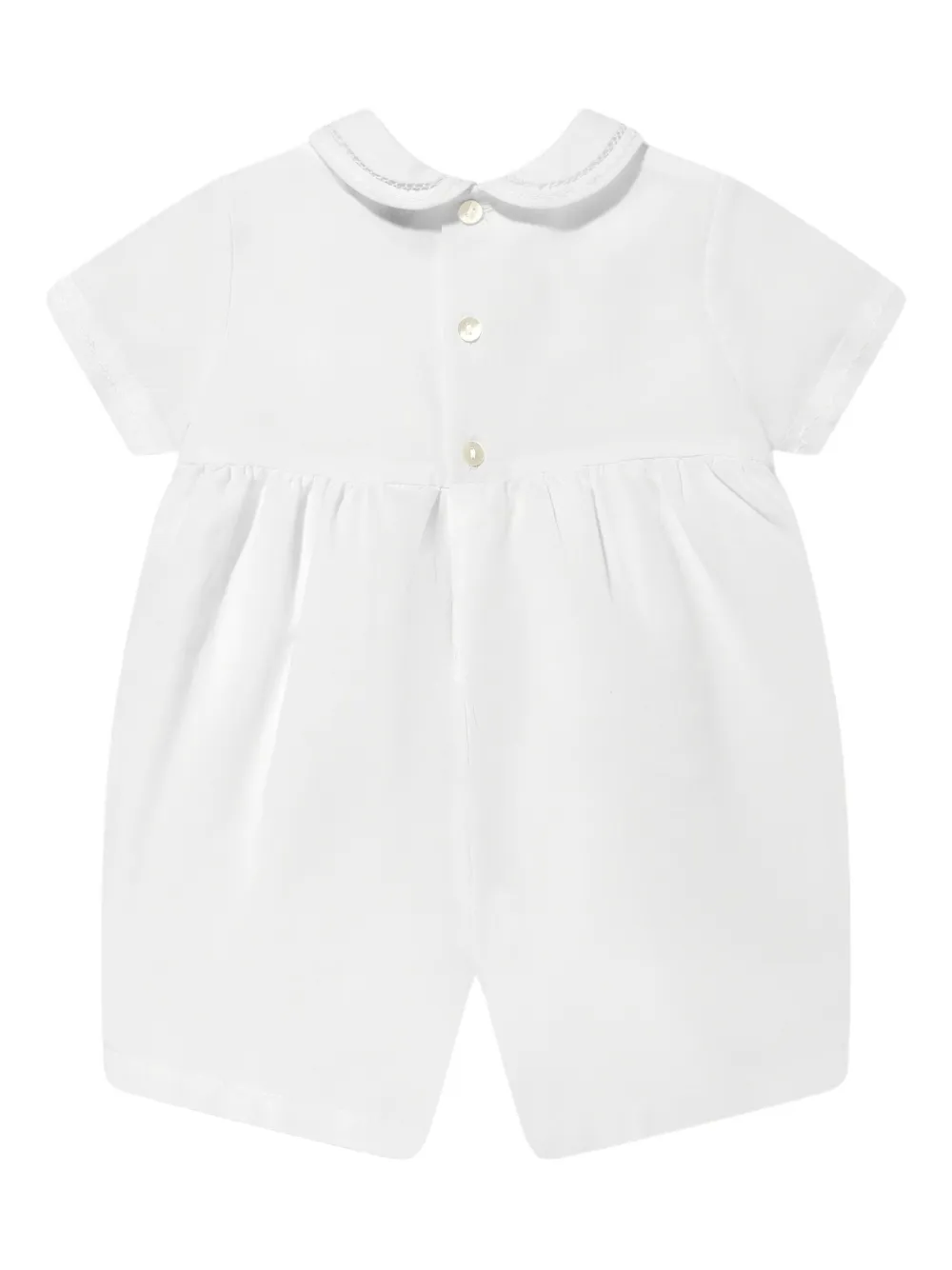 Sarah Louise Romper met Peter Pan kraag Wit