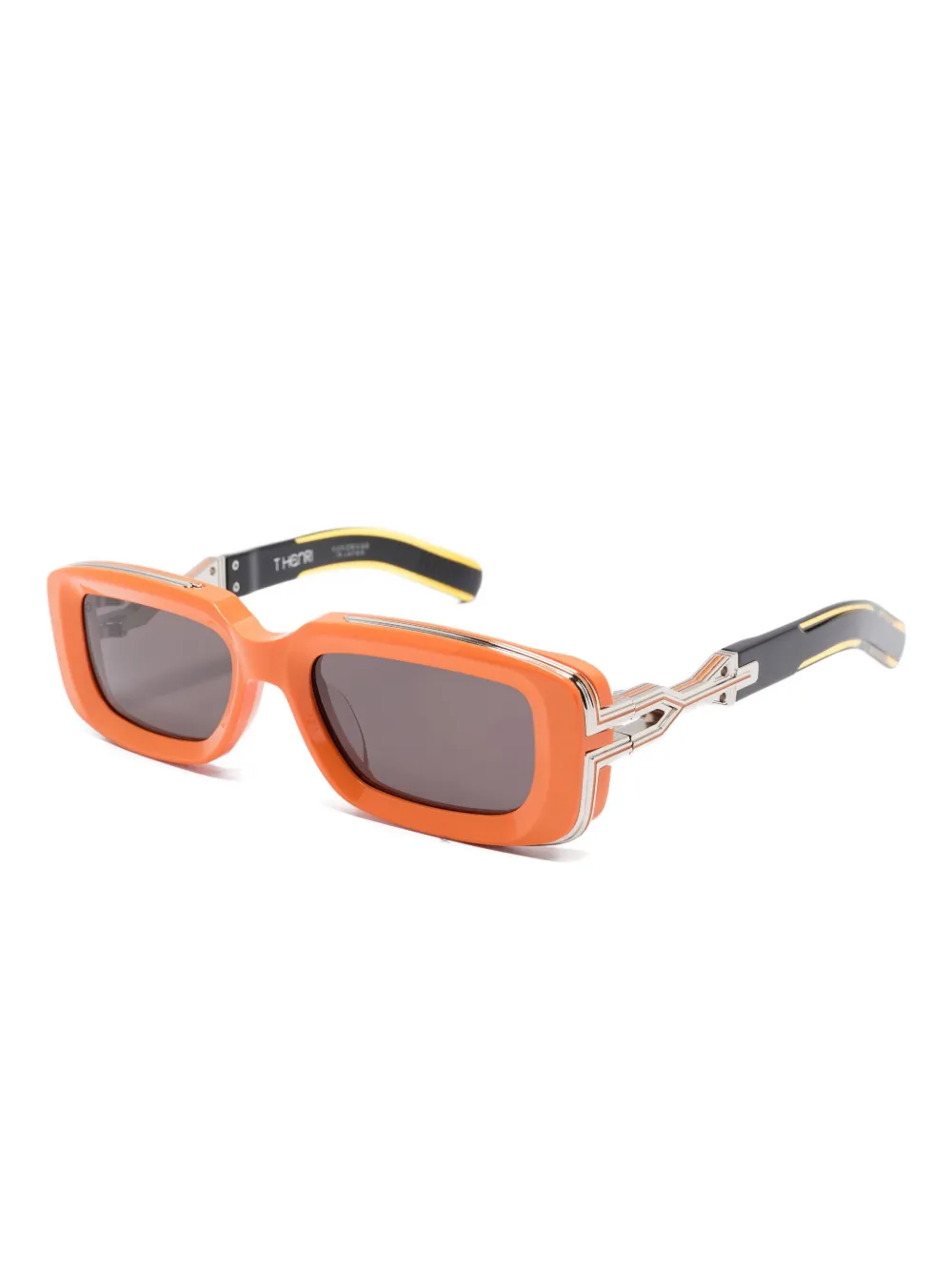 T Henri Eyewear rectangle-frame sunglasses - Oranje
