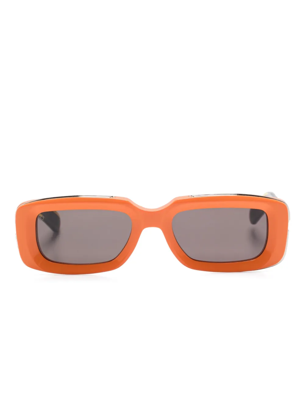 T Henri Eyewear スクエアフレーム サングラス - オレンジ T Henri Eyewear スクエアフレーム サングラス - オレンジ