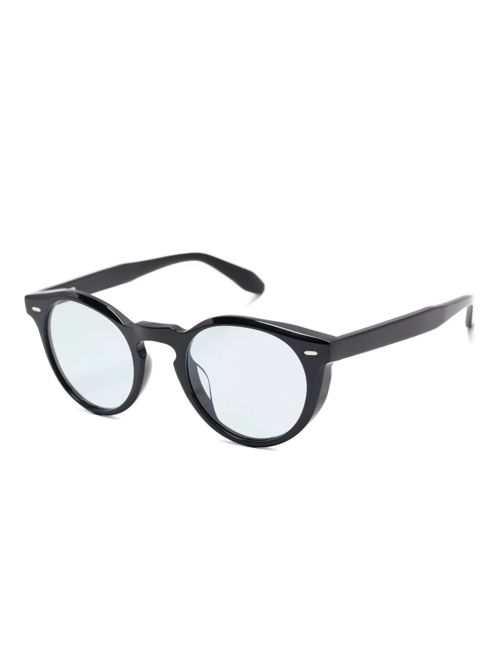Oliver Peoples N.07 round-frame sunglasses - Zwart