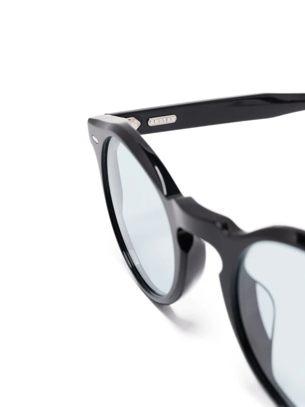 Oliver Peoples N.07 round-frame sunglasses Zwart
