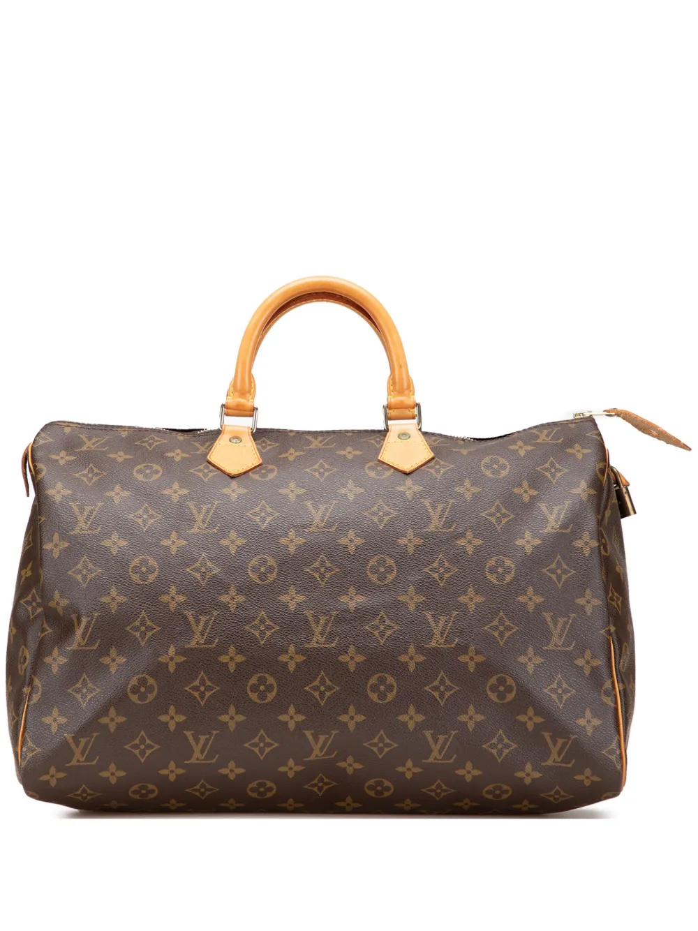 Louis Vuitton Pre-Owned 1992 モノグラム スピーディ 40 ボストンバッグ - ブラウン Louis Vuitton Pre-Owned 1992 モノグラム スピーディ 40 ボストンバッグ - ブラウン