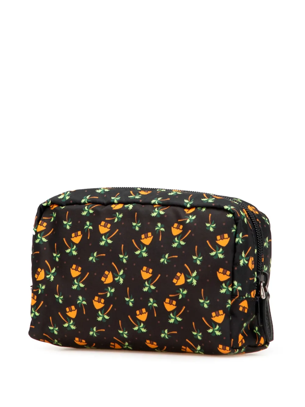 Prada Pre-Owned 2000-2013 Small Tessuto Saint Palm Cosmetic pouch | Image 2