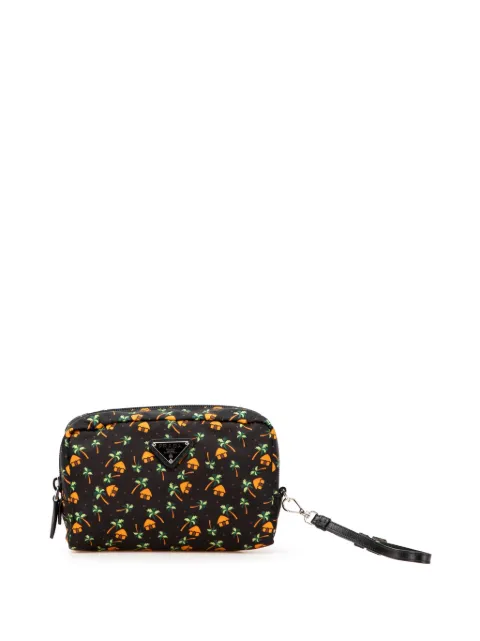 Prada Pre-Owned 2000-2013 Small Tessuto Saint Palm Cosmetic pouch