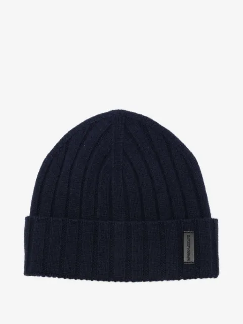 Emporio Armani 羊绒罗纹套头帽