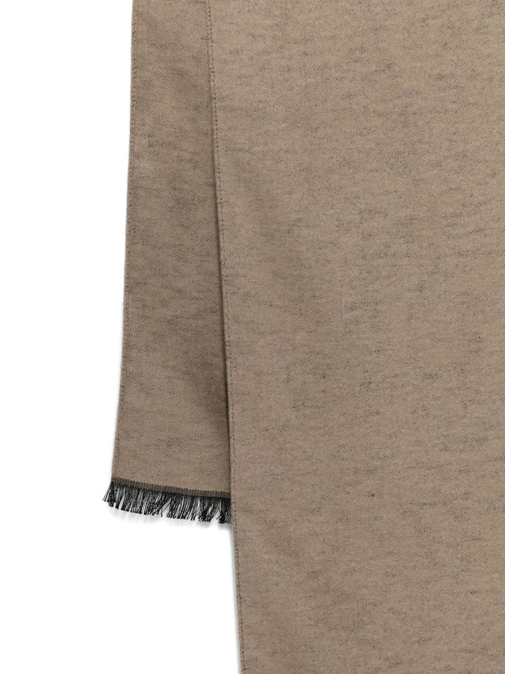 Emporio Armani Sjaal met franjes Beige
