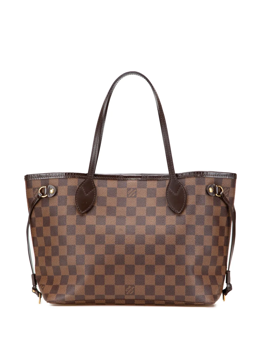 Louis Vuitton Pre-Owned 2012 ダミエ エベヌ ネヴァーフル PM ハンドバッグ - ブラウン Louis Vuitton Pre-Owned 2012 ダミエ エベヌ ネヴァーフル PM ハンドバッグ - ブラウン
