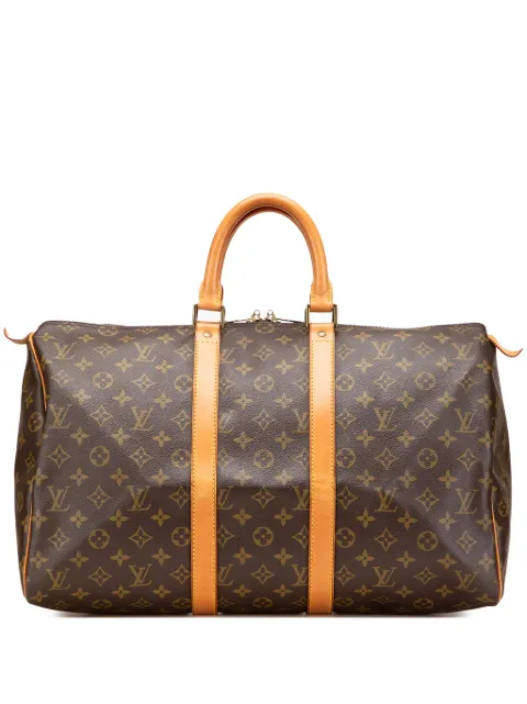 Louis Vuitton Pre-Owned 1990 Monogram Keepall Reisetasche 45cm