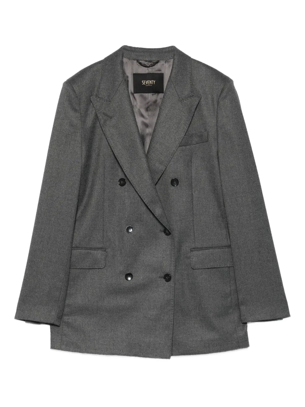 Seventy Blazer met dubbele rij knopen Grijs