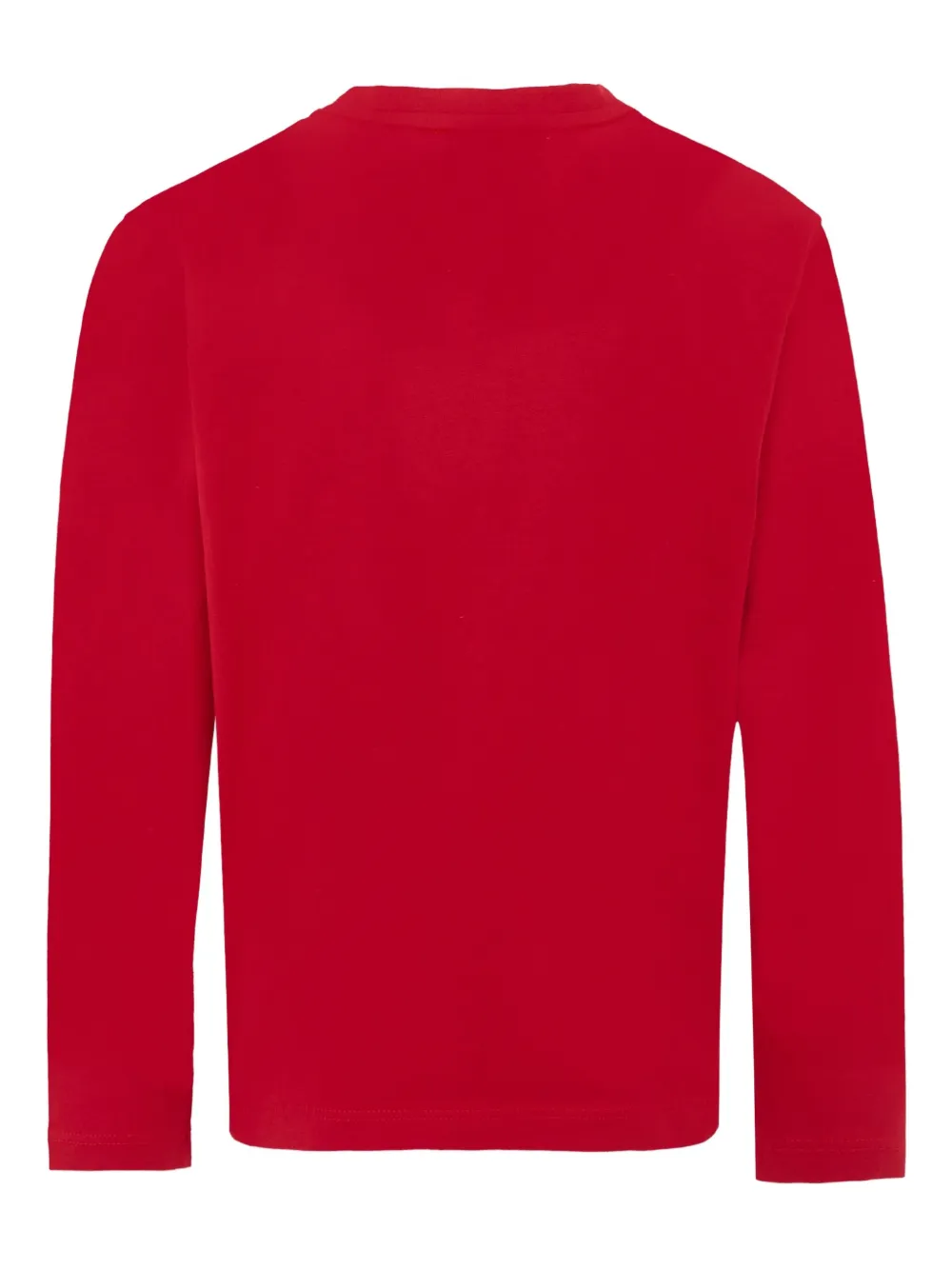 Givenchy Kids T-shirt met logo en lange mouwen Rood