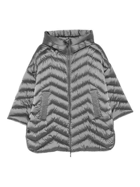 Seventy hooded chevron-quilted jacket