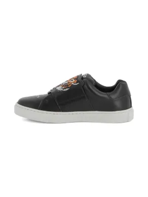 MM6 Maison Margiela Kids スエードレザースニーカー | ブラック