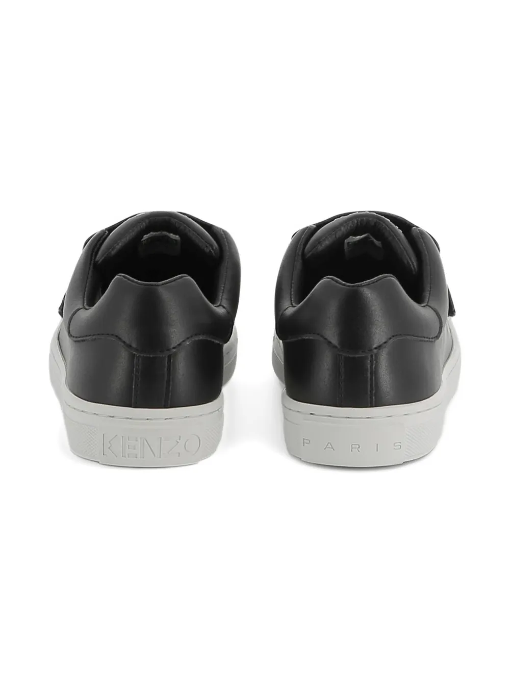 Kenzo Kids Sneakers met tijgerkop bandje Zwart