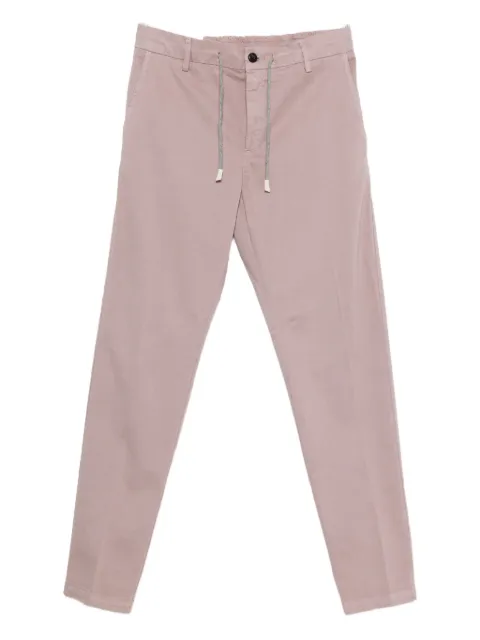 Eleventy drawstring-fastening trousers