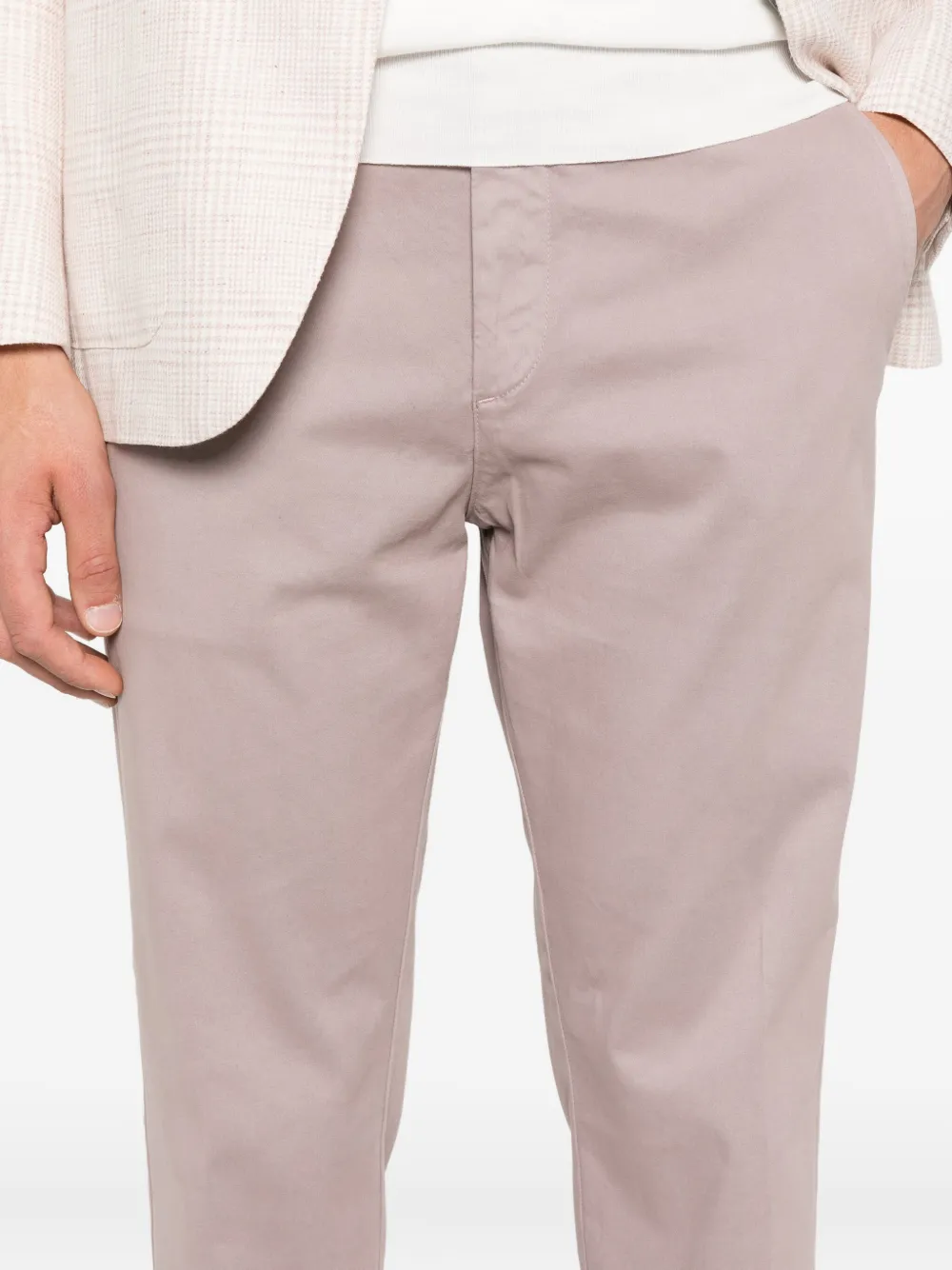 Eleventy Broek met trekkoord Paars