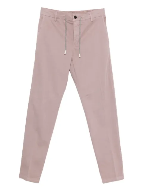 Eleventy drawstring-fastening trousers