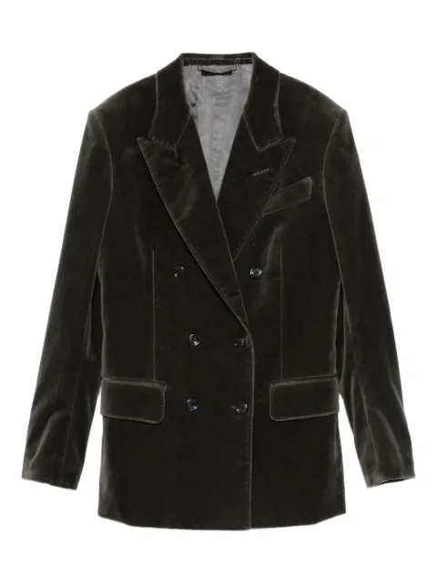 TOM FORD double-breasted velvet jacket