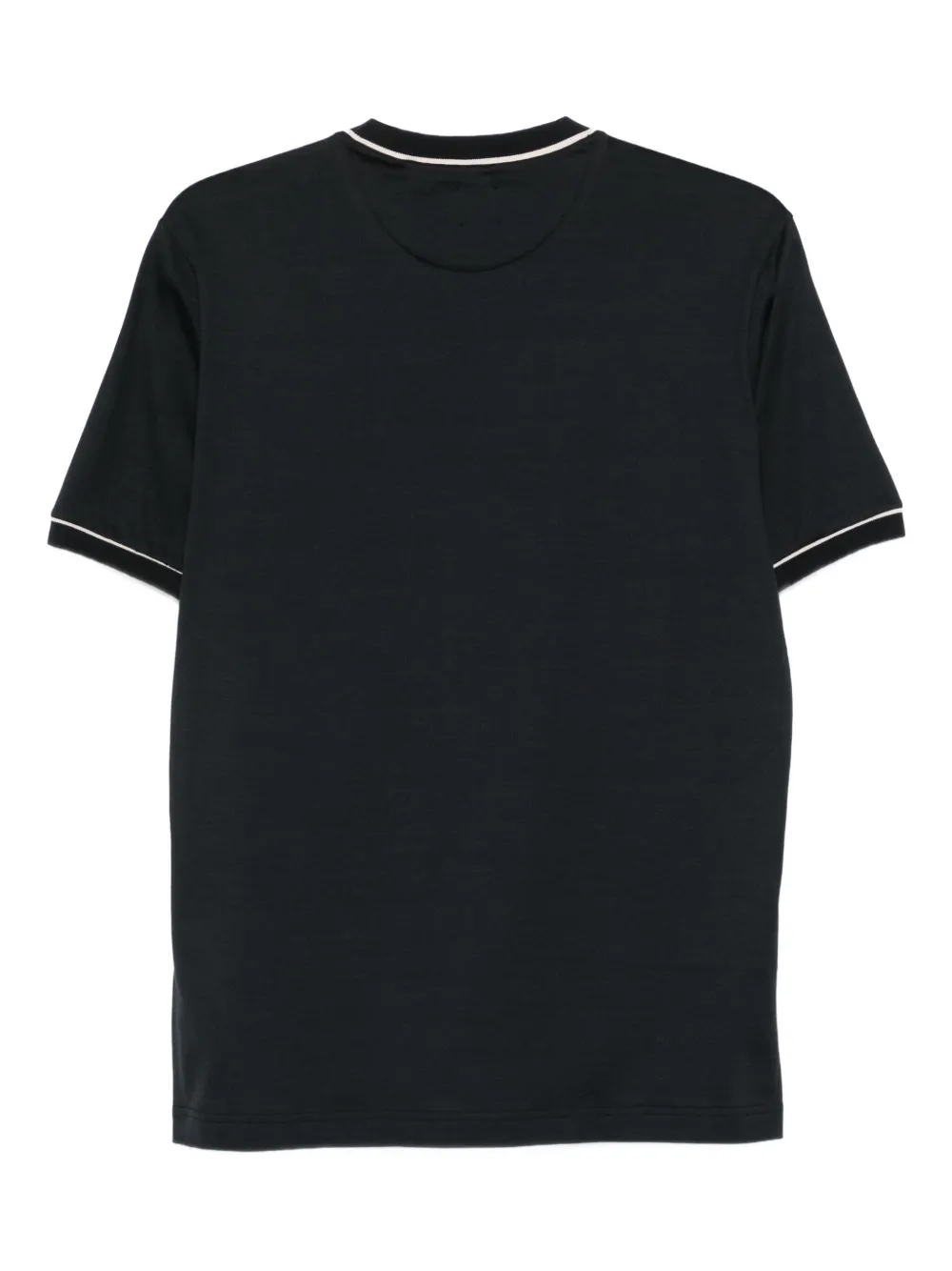 Eleventy T-shirt met afwerking Blauw
