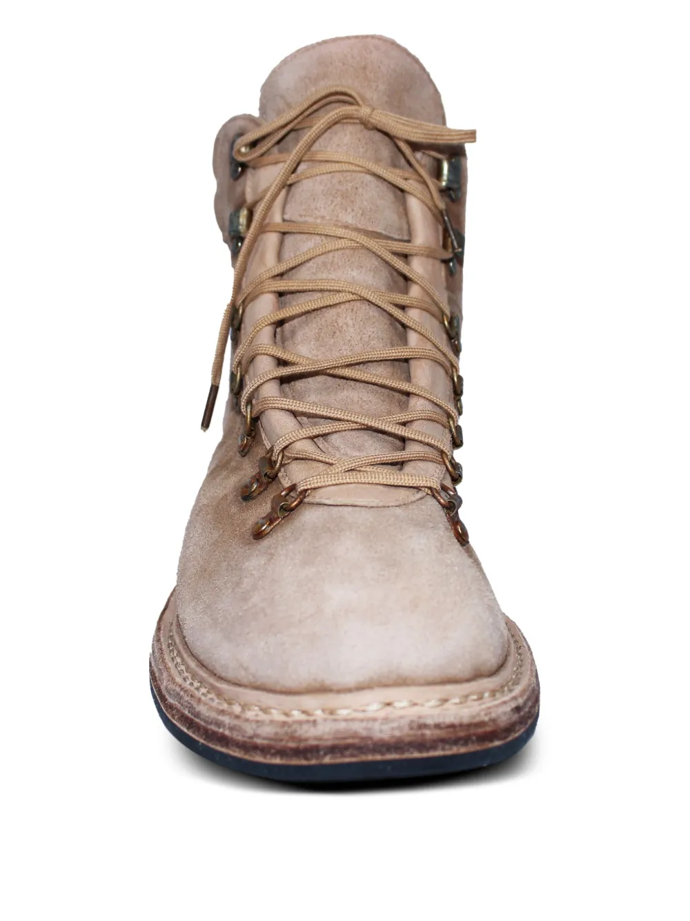 Guidi lace-up suede hiking boots Neutrals