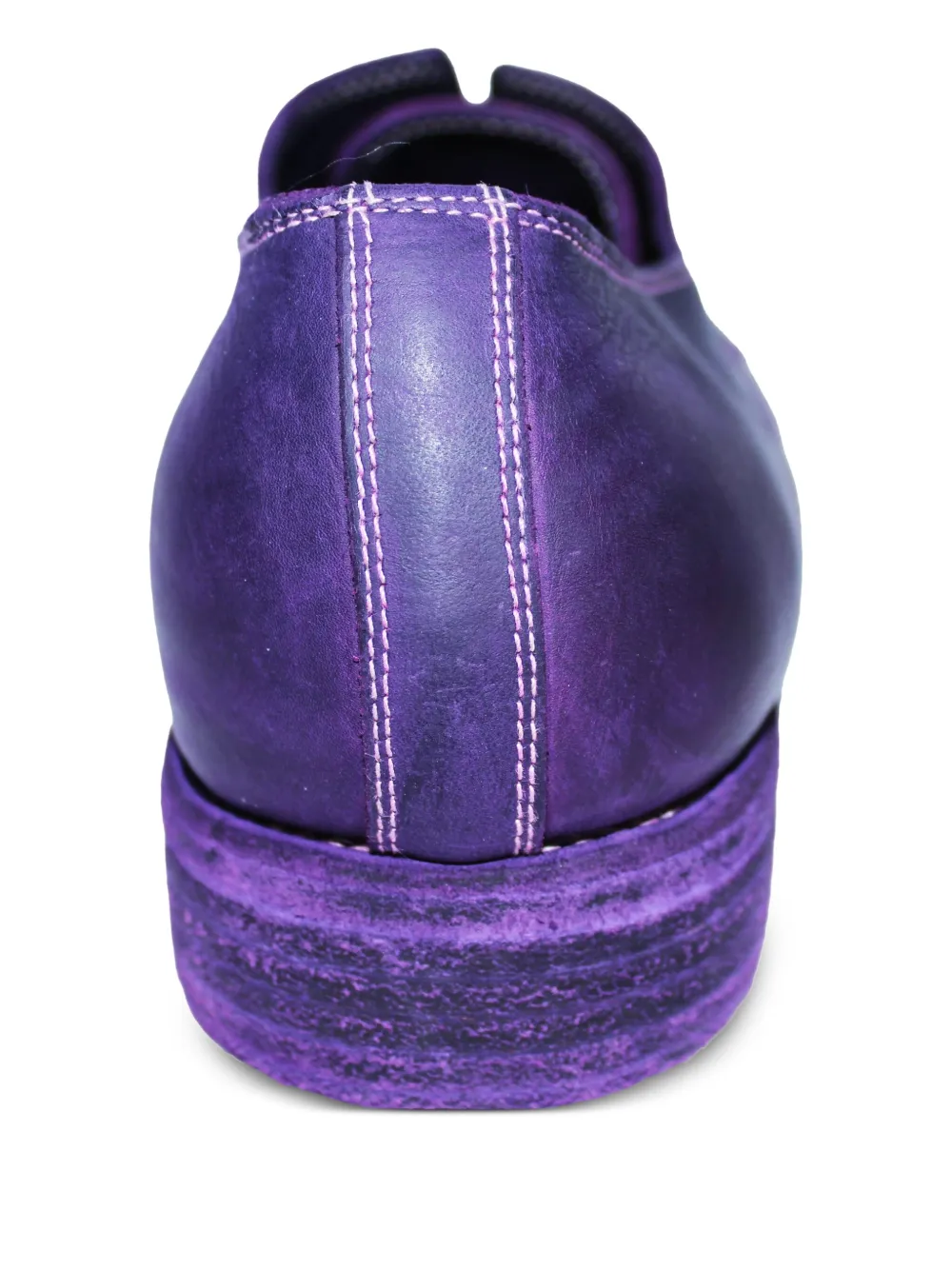 Guidi lace-up round-toe boots Purple