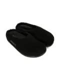 Marni Kids logo-patch mules - Black