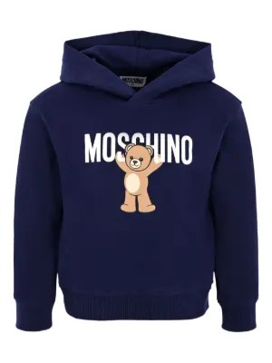 Moschino Kids テディベア パーカー | グレー | FARFETCH JP