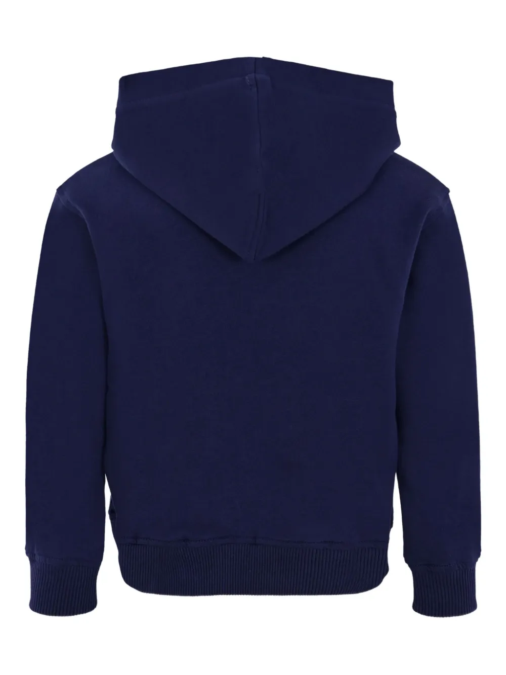 Moschino Kids teddy-print hoodie Blauw