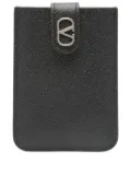 Valentino Garavani leather clasp cardholder - Black