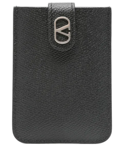 Valentino Garavani leather clasp cardholder