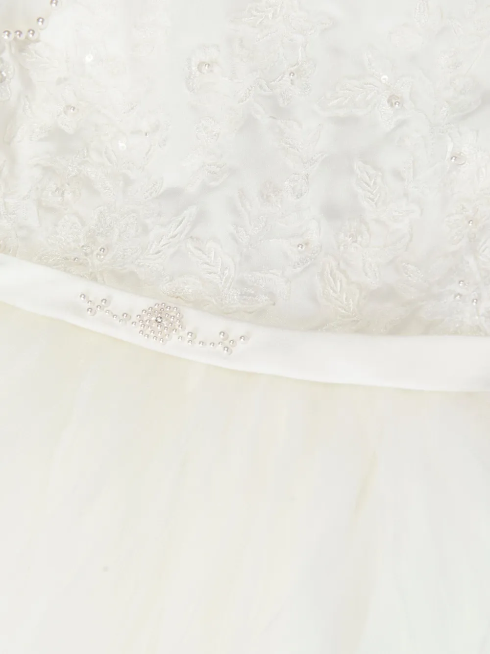 Sarah Louise Tulen jurk Beige