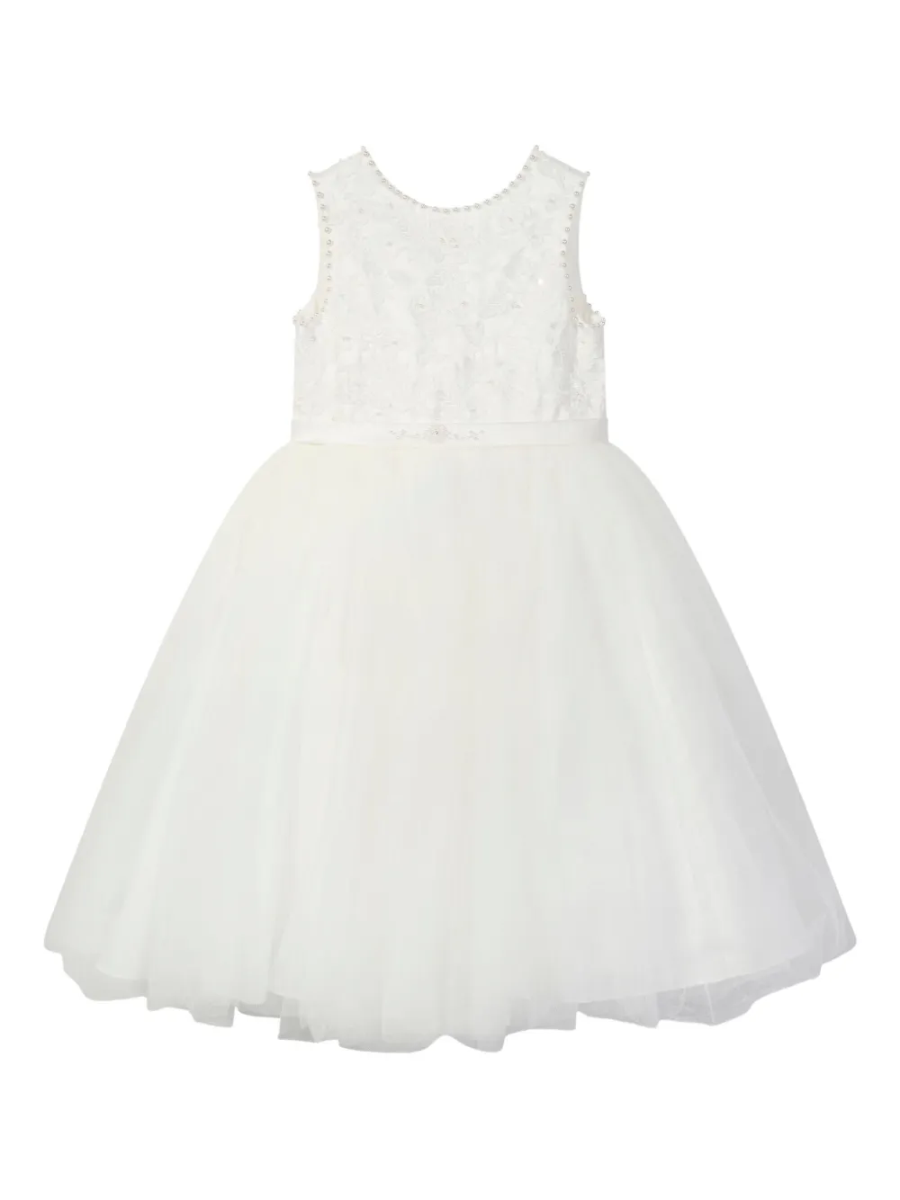 Sarah Louise Abito in tulle con decorazioni - Toni neutri