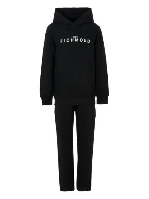 John Richmond Junior logo-embroidered tracksuit