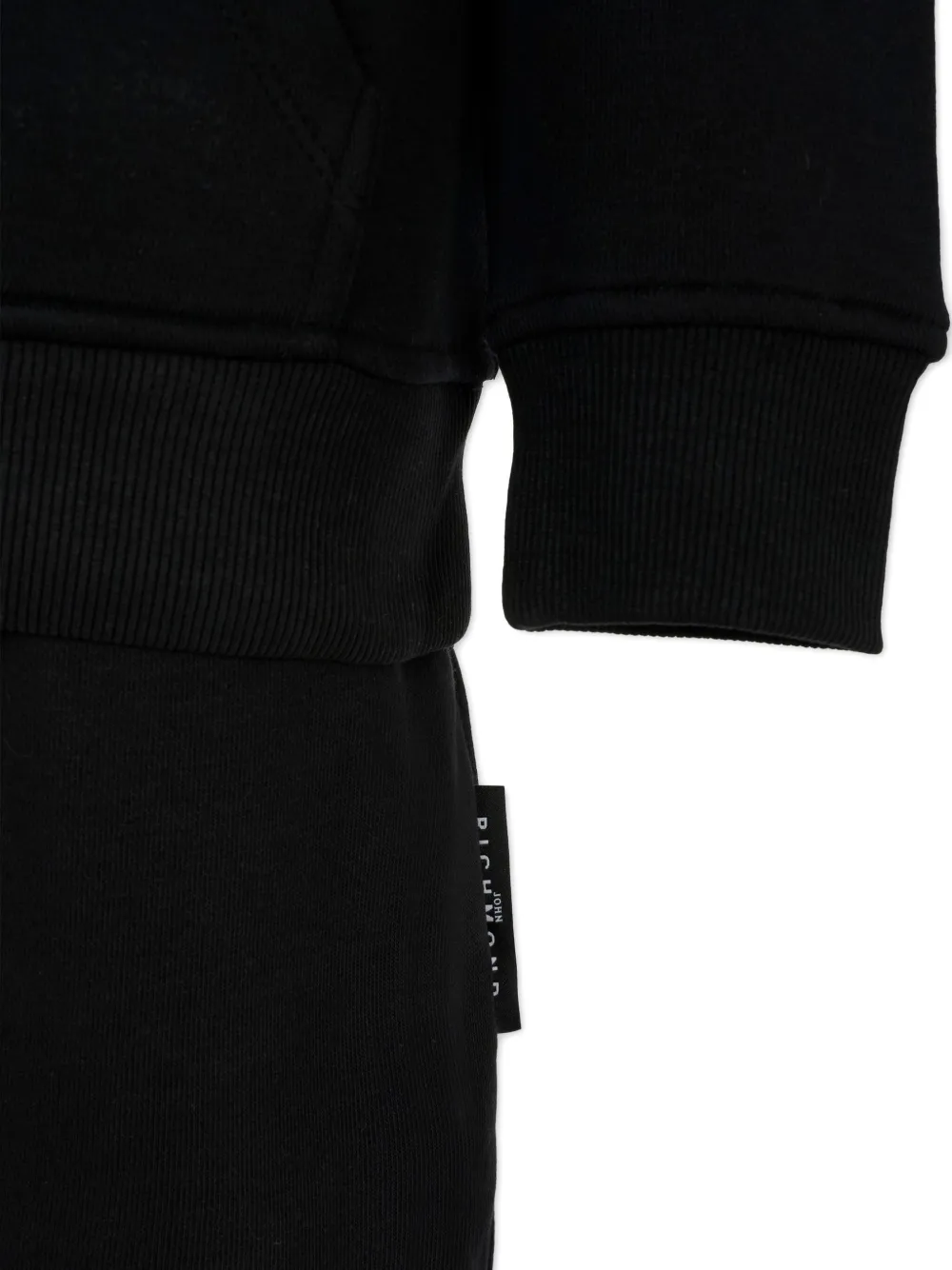 John Richmond Junior logo-embroidered tracksuit Zwart