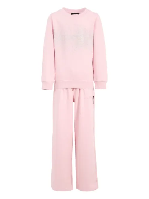 John Richmond Junior glitter-logo tracksuit