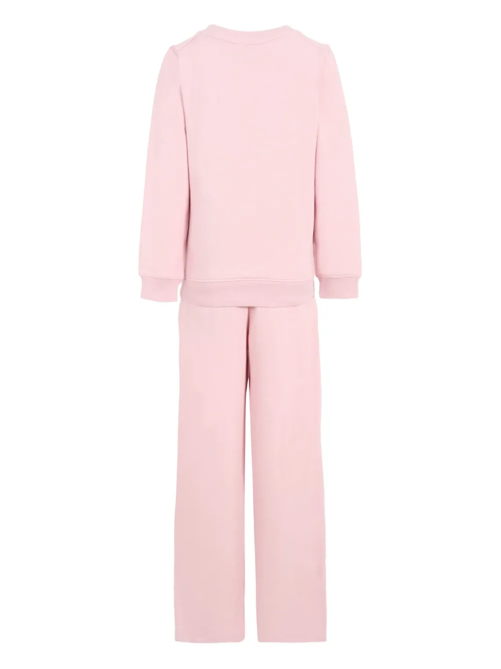 John Richmond Junior glitter-logo tracksuit Roze