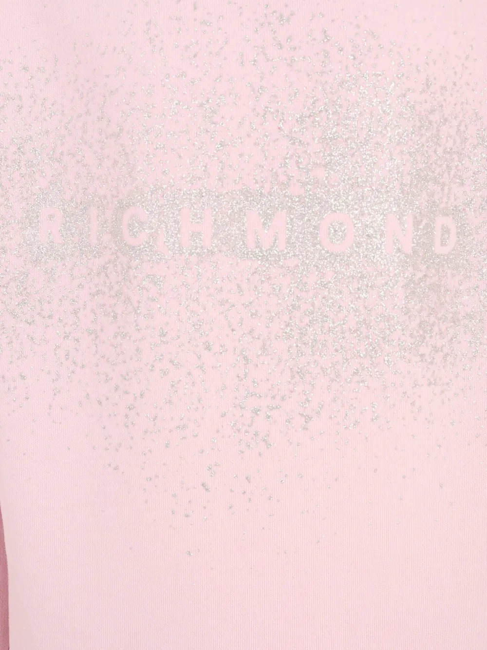 John Richmond Junior glitter-logo tracksuit Roze